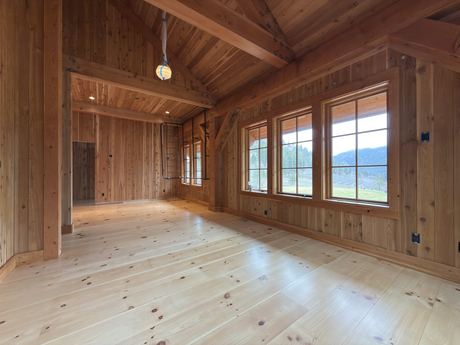 Lodge Upstairs Bedroom Wood